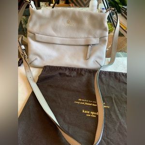 Well loved- light Grey Kate Spade crossbody